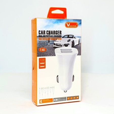  VIAKING BKC001 2USB CAR CHARGER